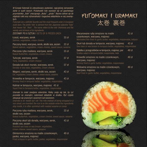 mijuba menu|Mijuba Sushi Bar, Katowice